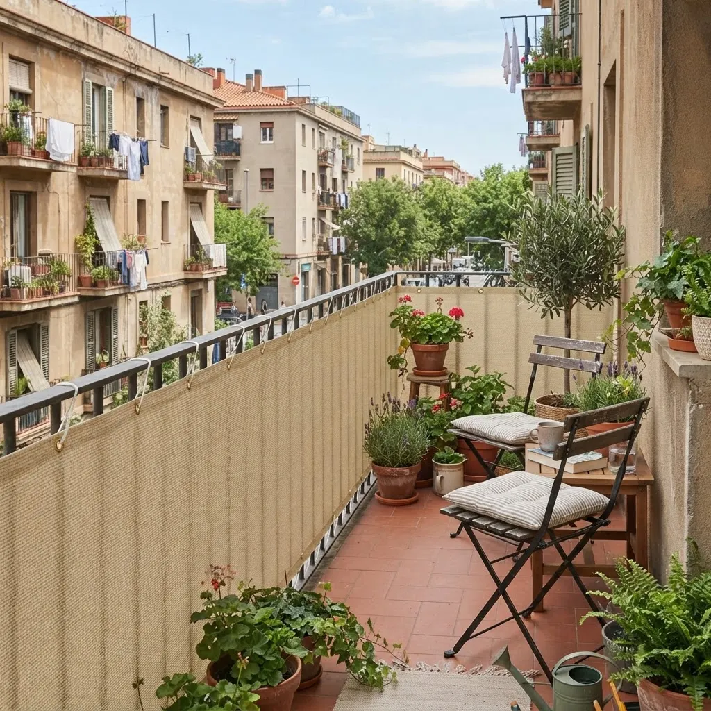 Projet de cache-balcon réalisé par KBaie Store